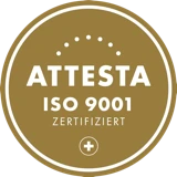 ATTESTA ISO 9001 zertifiziert