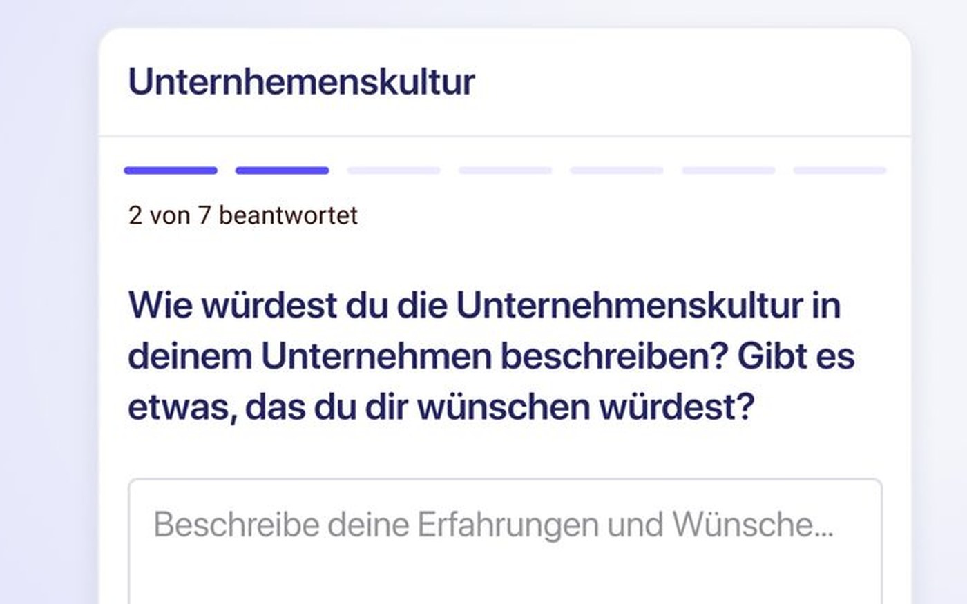 Vorschau Umfragen